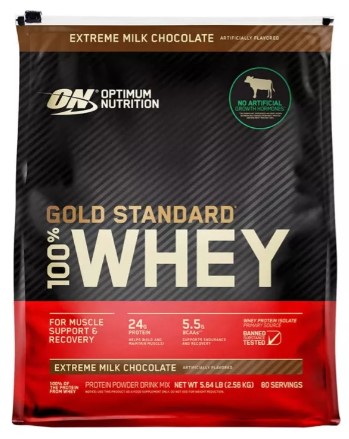 Proteina Gold Whey Standard De Chocolate 5.64Lb